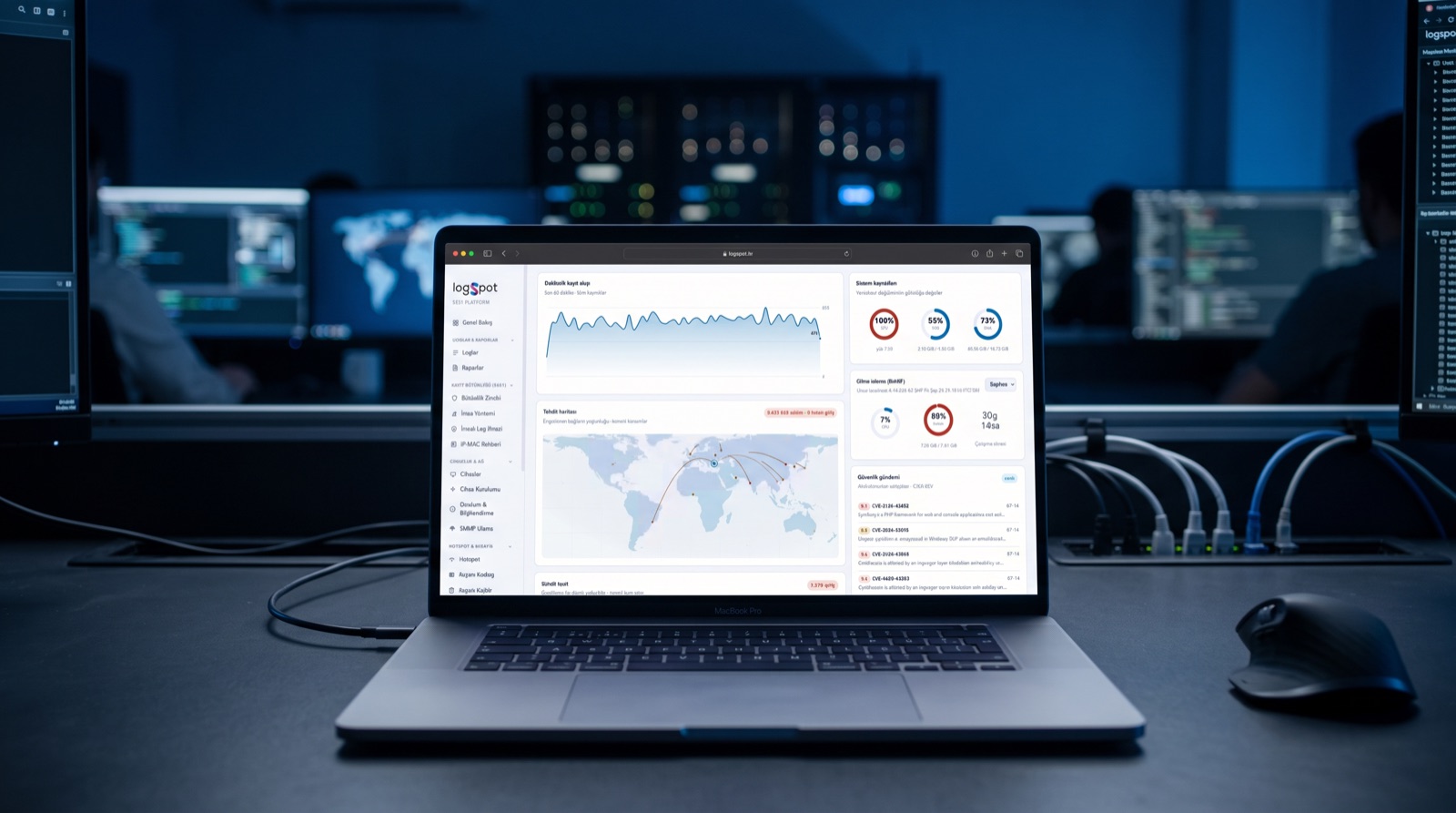 LogSpot Collector — çok markalı log akışı ve tehdit görünürlüğü